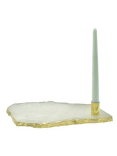 Load image into Gallery viewer, Plate-Gold Trim-Candle Holder