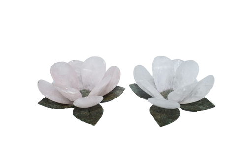 Flower Quartz Candle holder Bulk