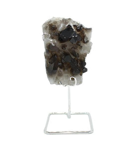 Smoky Quartz-Gemstones on Wire-Cluster