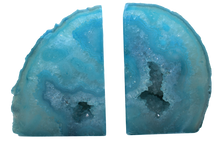 Load image into Gallery viewer, Agate-Bookend-Quality -Blue